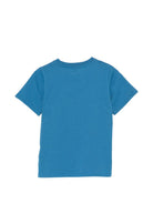 T-shirt per bambino Stella McCartney Kids blu con dettaglio applicato TY8R01 Z0434 61D STELLA McCARTNEY KIDS 