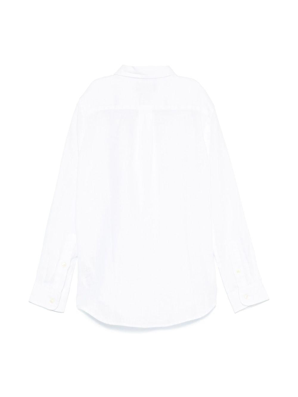 Camicia per bambino Polo Ralph Lauren Kids bianca con motivo Polo Pony 322967600 003 Ralph Lauren kids 