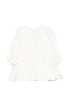 Abito per neonata Balmain Kids  bianchi a maniche lunghe BY1150 S0192 102 BALMAIN KIDS 