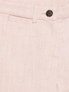 Pantaloni per bambina Bonpoint Gersande rosa con due tasche posteriori applicate S05GPAW00002 023B BONPOINT 