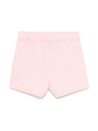 Bermuda per neonata Moschino Kids rosa con vita elasticizzata MUQ01CLCA19 50209 MOSCHINO KIDS 