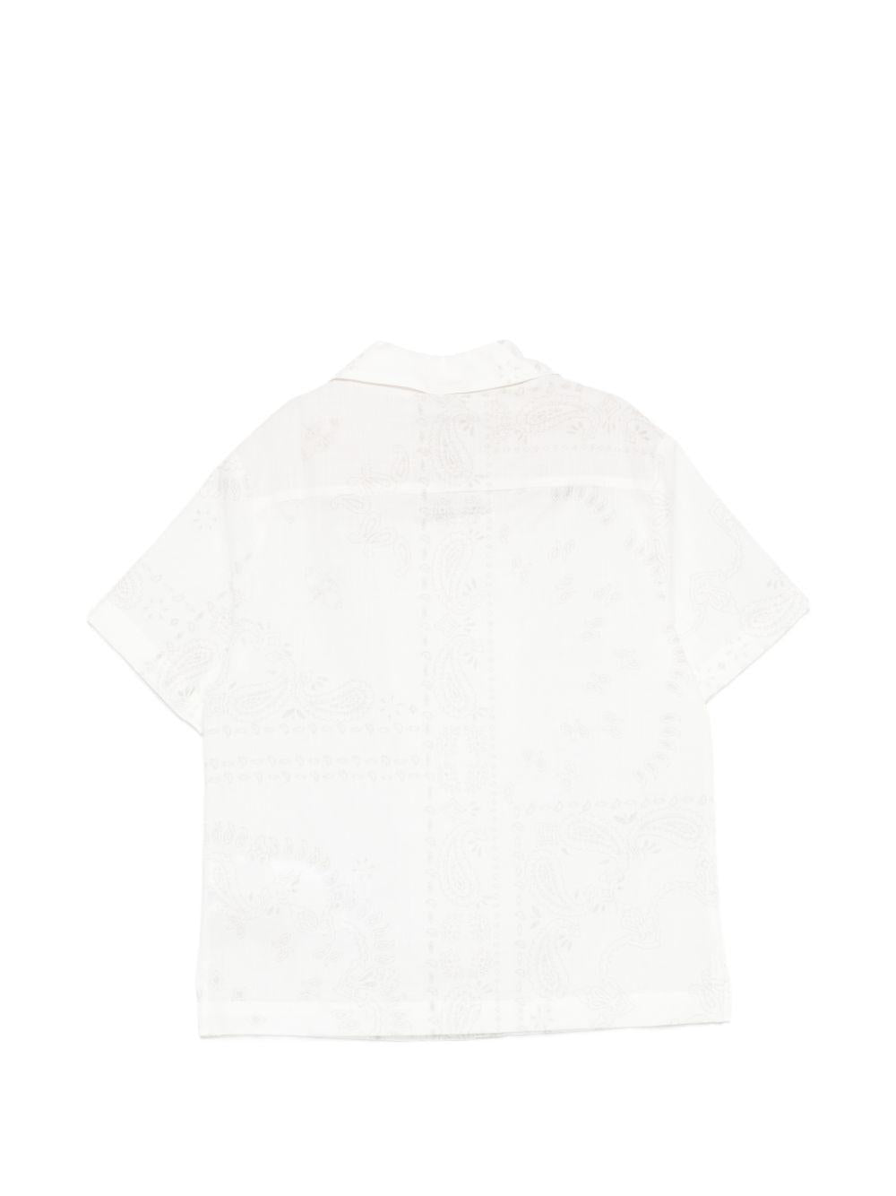 Camicia per bambino Eleventy Kids bianca con design a fantasia EY5P61 P0582 101GR ELEVENTY KIDS 