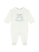 Set tutina cappellino e bavaglino per neonato Etro Kids multicolore con stampa Pegaso sul davanti GYB540 Z3672 102CE ETRO KIDS 