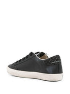 Sneakers per bambina Goolden Goose Kids nera con stella glitterata<BR/> F00107F008661 90100 GOLDEN GOOSE KIDS 