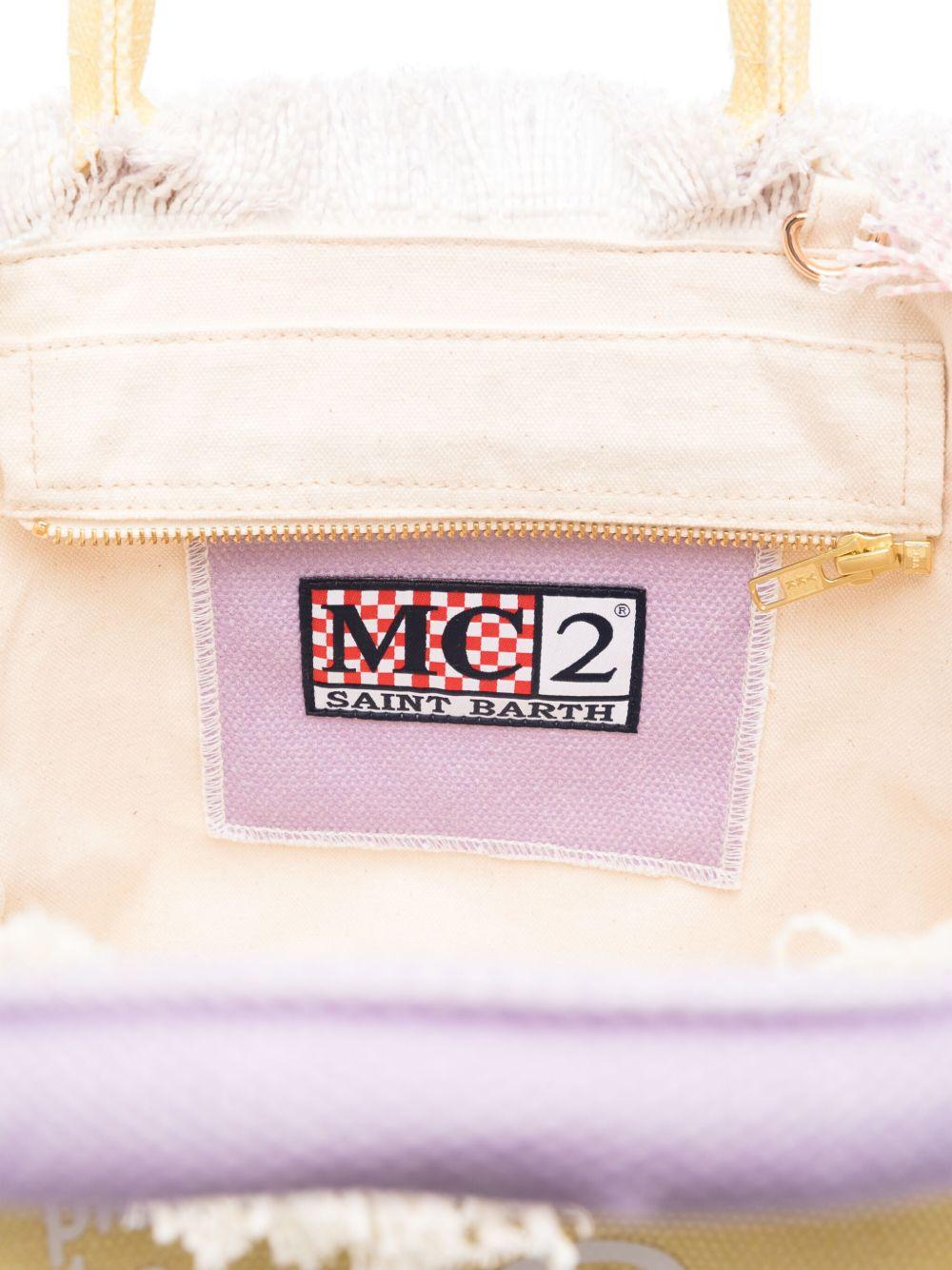 Borsa tote Colette MC2 Saint Barth multicolore con stampa logo COL0001 02576L MC2 ST. BARTH KIDS 