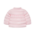Piumino Nazife per neonata Moncler Enfant rosa con finiture con ruches L19511A00008597YF 503 MONCLER ENFANT 