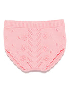 Shorts per neonata Louise Misha rosa con lavorazione a maglia FRC-S25-B0453 PINK LOUISE MISHA KIDS 