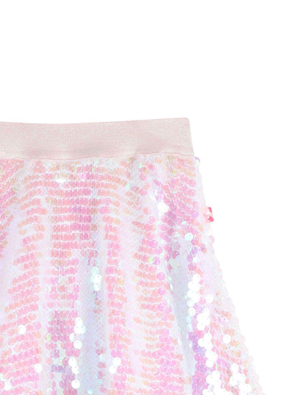 Gonna per bambina Billieblush rosa con decorazione a paillettes U21855 111 BILLIEBLUSH KIDS 