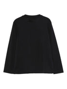 T-shirt a maniche lunghe Emporio Armani Kids bl navy con stampa logo EB000420 AF15013 MB250 EMPORIO ARMANI KIDS 