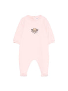 Tutina per neonata Moschino Kids rosa con motivo Teddy Bear MNY05LLCA40 50209 MOSCHINO KIDS 