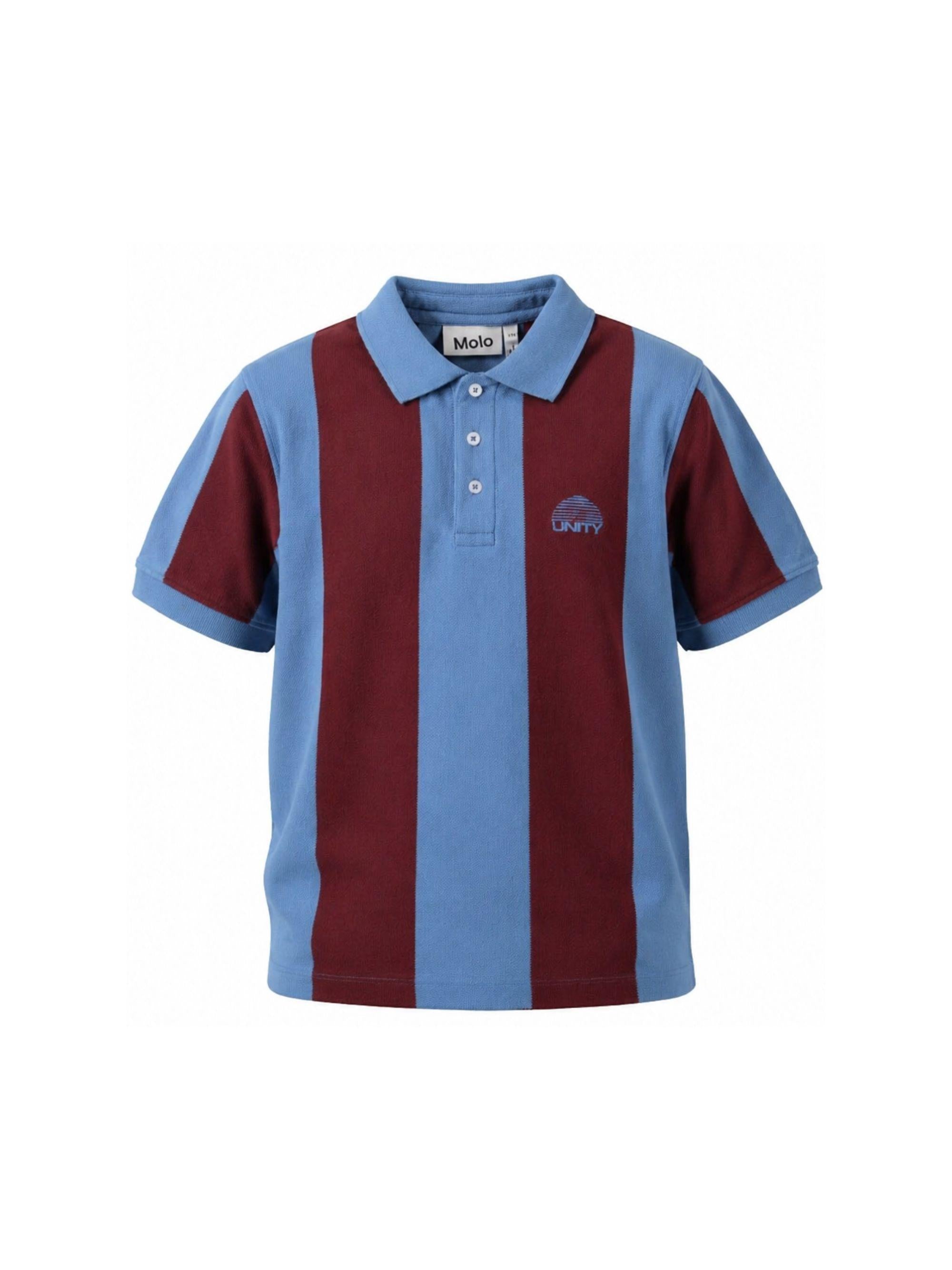 T-shirt Reyo per bambino Molo multicolore con colletto stile polo 1S26A302 9555 MOLO 