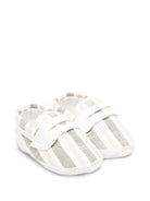 Scarpe primi passi per neonato Colorichiari bianco e verde a righe MN958467 4878 35 COLORICHIARI KIDS 