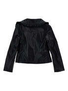 Giacca per bambina Monnalisa nera con zip 17G103 7022 0050 MONNALISA 