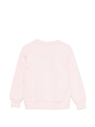 Felpa per bambina MSGM Kids rosa con stampa logo S6MSJUSW007 MS076 MSGM KIDS 