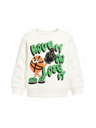 Felpa per bambino Stella McCartney Kids beige con stampa grafica all-over TY4Q50 Z3409 137 STELLA McCARTNEY KIDS 