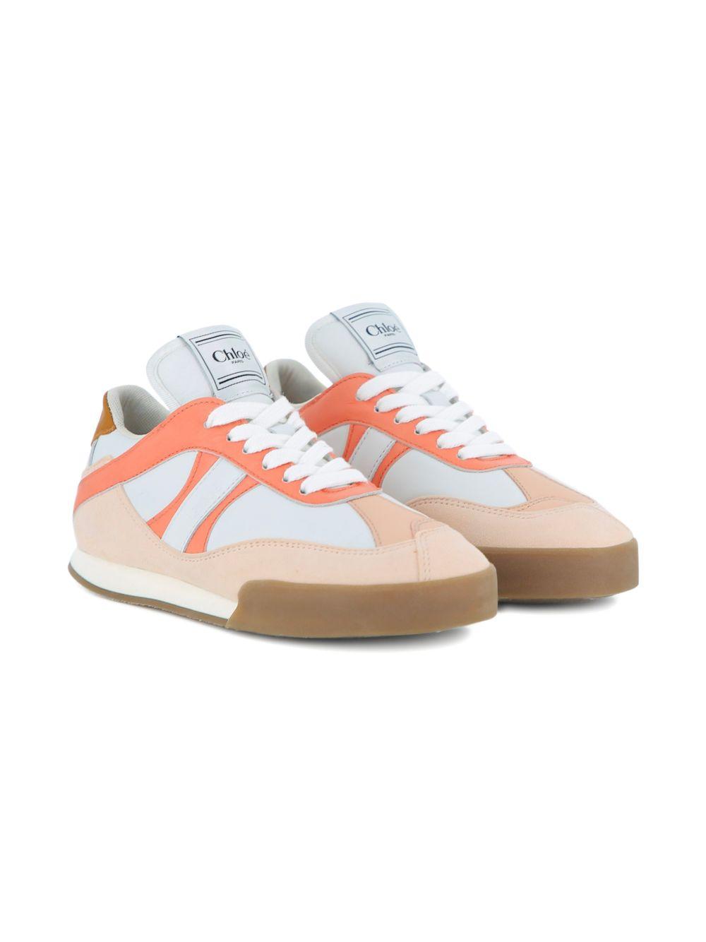 Sneakers per bambina Chloé Kids multicolore con design a inserti C20892 43A CHLOE' KIDS 