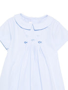 Tutina per neonati Mariella Ferrari azzurro chiaro con colletto Peter pan PLP14BIS 003 MARIELLA FERRARI 