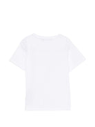 T-shirt per bambino Balmain Kids bianca con logo sul davanti BY8R11 Z3672 100BL BALMAIN KIDS 