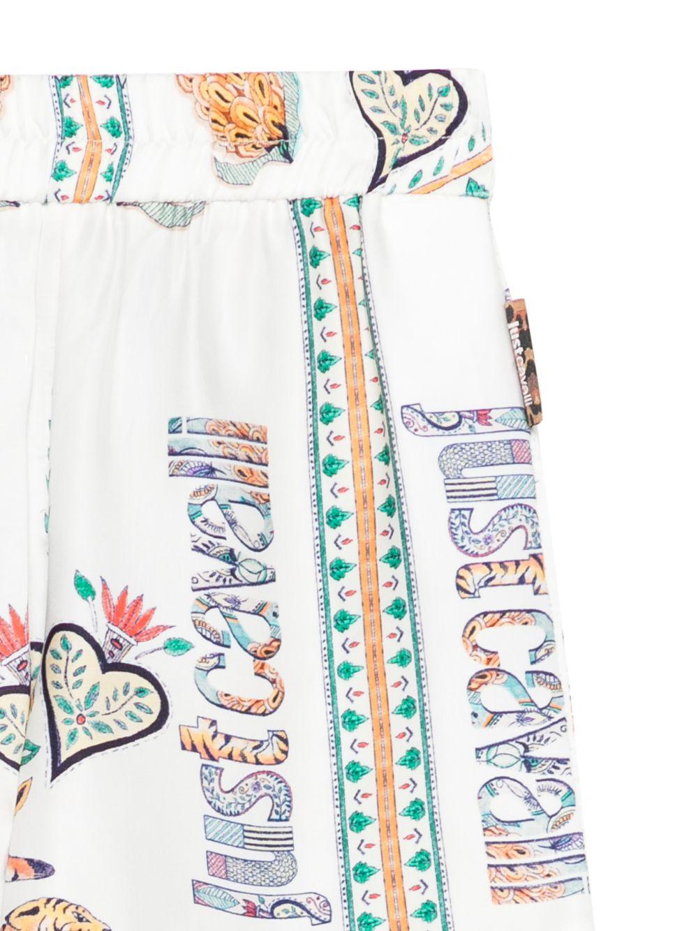 Completo per bambina Just Cavalli Kids multicolore a fantasia JGP26104CE PALM PRISTINE ROBERTO CAVALLI KIDS 