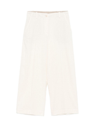 Pantaloni per donna ALYSI bianchi con chiusura frontale con bottoni 165141 A5049 BURRO ALYSI 