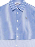 Camicia per bambino DONDUP Kids azzurra con design a righe DMCA0490CR016 D128 DONDUP KIDS 