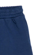 Set t-shirt e shorts per neonato TRUSSARDI JUNIOR blu con stampa logo TIP26008CJ BLUE EST. TRUSSARDI JUNIOR 