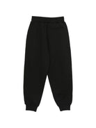 Pantaloni per bambino Balmain Kids neri con logo ricamato sul davanti BZ6I00 Z3183 930 BALMAIN KIDS 