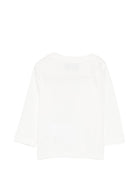 T-shirt per neonati Moschino Kids bianca con ricamo Teddy Bear MUO01DLAA10 10063 MOSCHINO KIDS 