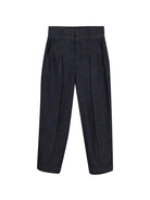 Jeans per bambino Lanvin Enfant in denim con cuciture a contrasto N30420 Z28 LANVIN KIDS 