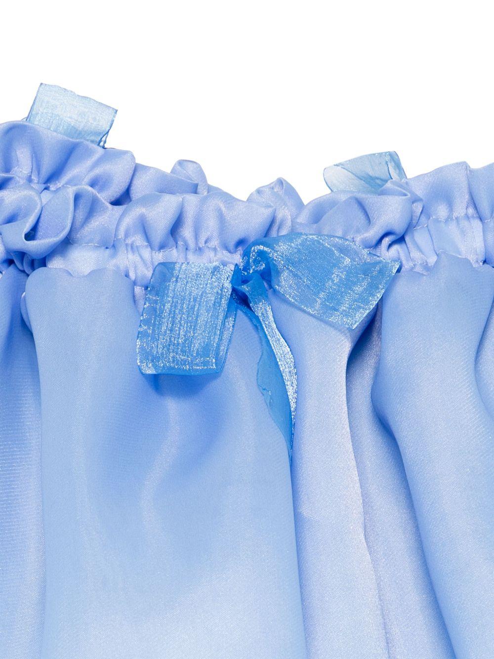 Gonna per neonata A'lapage azzurro in organza AL38 BLU CIELO A'LAPAGE 