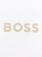 Coperta per neonato Boss Kids beige con design a righe J53093 249 BOSS KIDS 