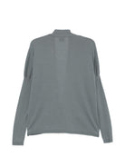 Cardigan per donna Alysi grigio con scollo a V 216429 P6006 NUBE ALYSI 