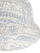 Cappello bucket Piob per bambino Bonpoint blu inchiostro con stampa grafica S06YACW00002 677 BONPOINT KIDS 