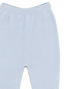 Set maglioncino e pantaloni per neonati Paz Rodriguez blu con lavorazione in pointelle 103-123688 860 PaZ RODRIGUEZ KIDS 