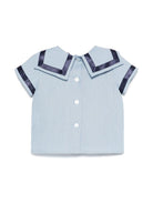 Camicia per neonato JESURUM BABY Ottavio azzurro con bordo a righe OTTAVIO VAR.83 JESURUM 