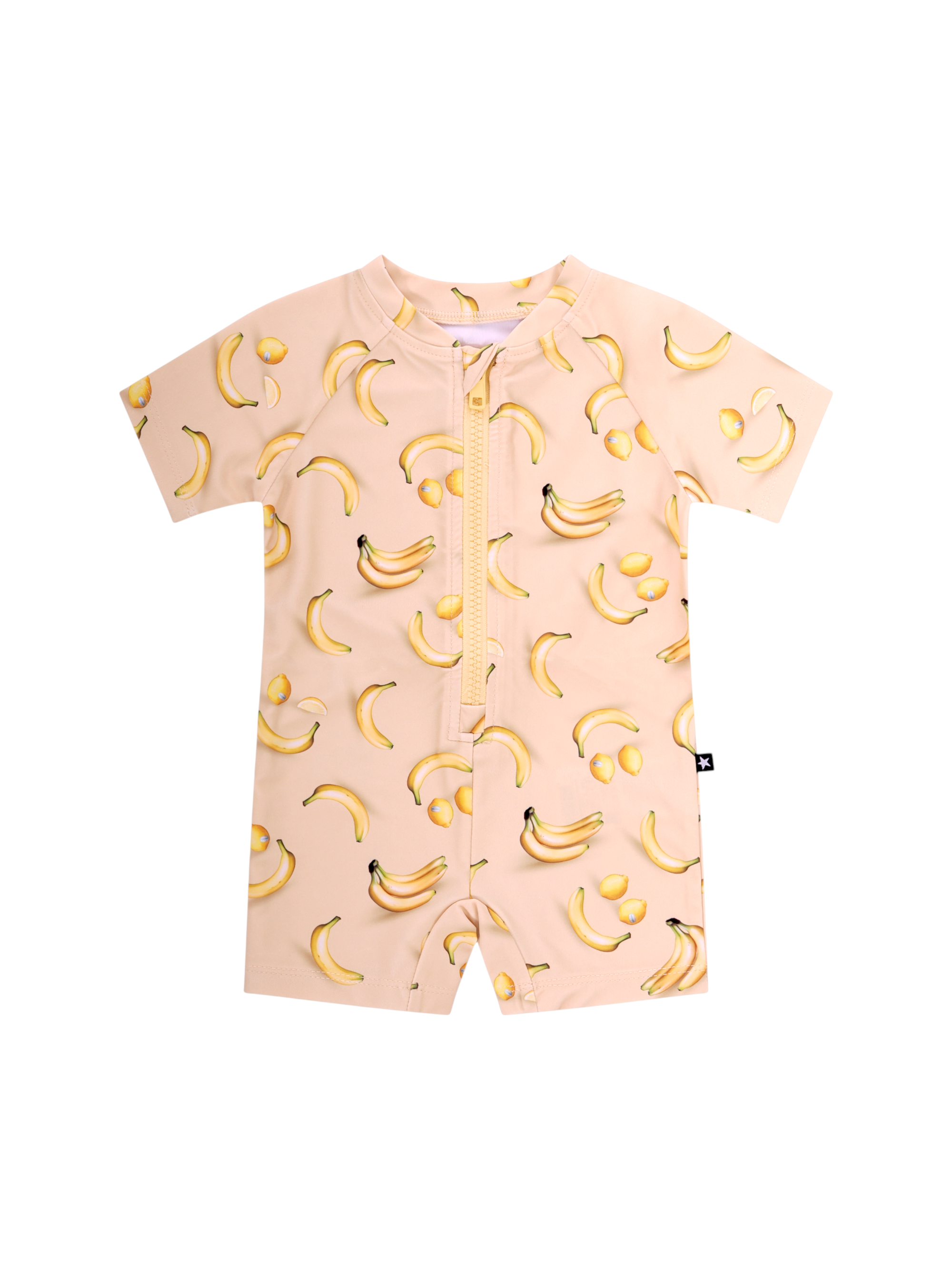 Costume per neonato Molo Kids beige con stampa banane all-over 8S26P526 9501 MOLO KIDS 