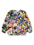 Felpa per bambina Molo multicolore a fiori 2W25J213 9384 MOLO 