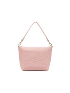 Clutch bag Aline MC2 Saint Barth rosa con dettaglio logo in rilievo ALI0034 01518L MC2 ST. BARTH KIDS 