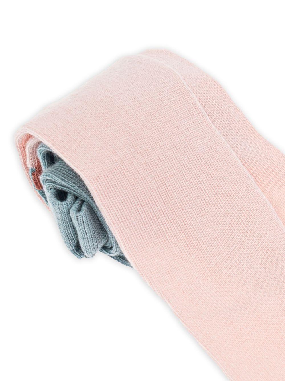Collant per neonata Stella McCartney Kids multicolore a cuori con design color-block TX0010 Z2499 999 STELLA McCARTNEY KIDS 