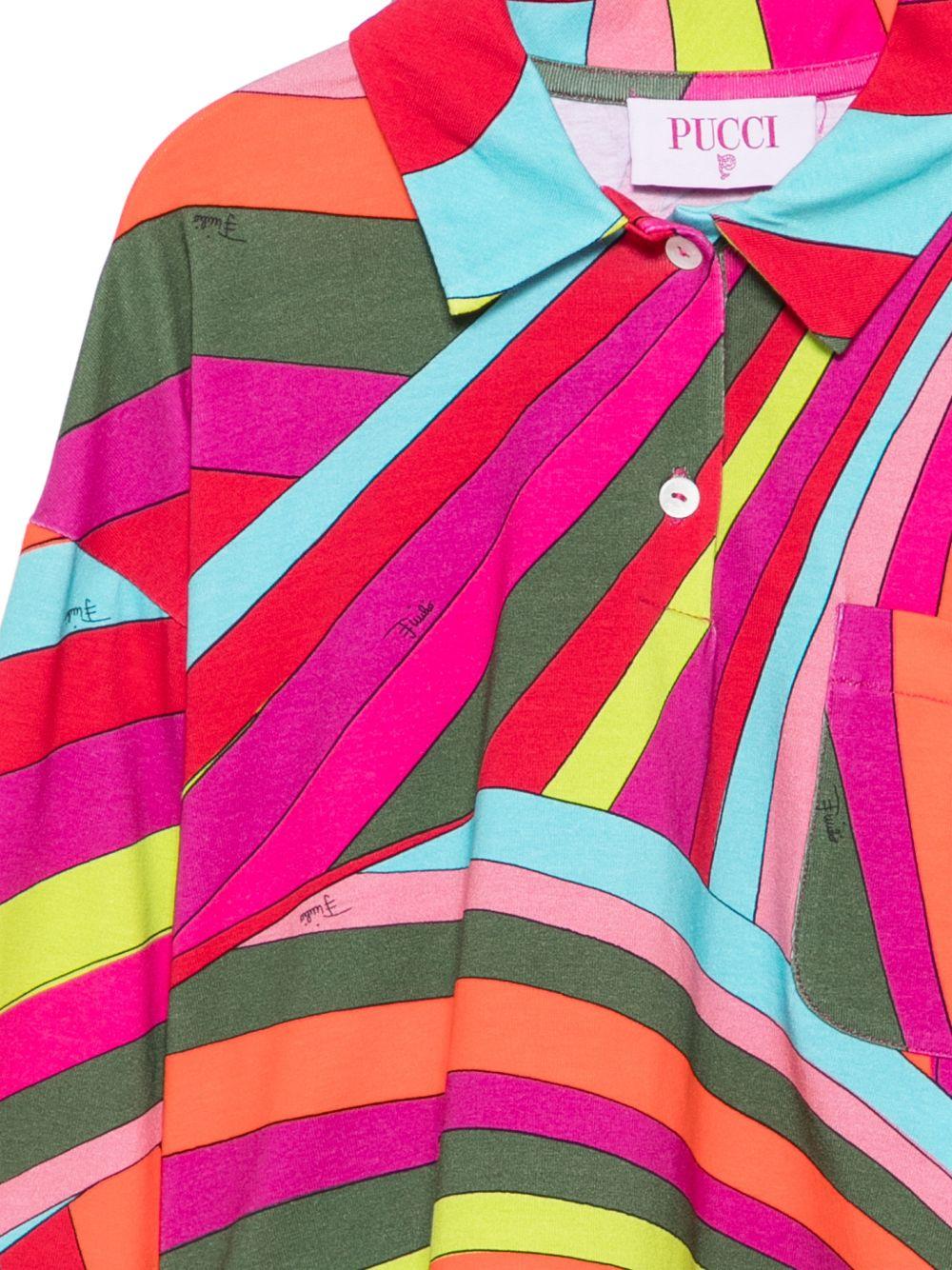 Camicia per bambina Emilio Pucci Kids multicolore con design a fantasia PZ8A50 Z3346 999 EMILIO PUCCI KIDS 