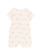 Tutina per neonato Petit Bateau arancione con design a righe verticali A0FIR 01 PETIT BATEAU KIDS 