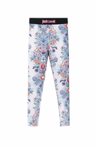 Leggings per bambina Just Cavalli Kids Little Rogue multicolore a fiori JGP26237LE TR.GARDEN ROBERTO CAVALLI KIDS 