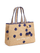 Borsa per bambina Bonpoint beige con stampa a pois S06GBAW00006 770B BONPOINT KIDS 