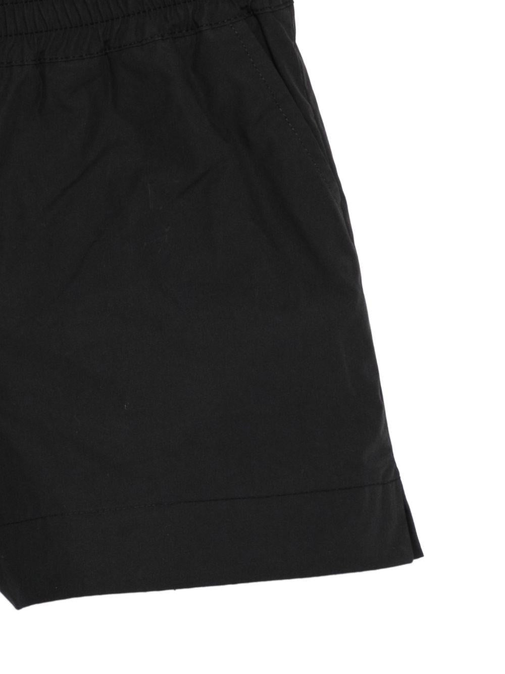 Shorts per bambina MSGM Kids neri con vita arricciata S6MSJGSH098 110 MSGM KIDS 