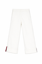 Pantaloni per bambini Gucci Kids bianchi con dettaglio pinces 855965XDDFB 9692 GUCCI KIDS 