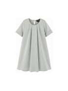 Abito per bambina Emporio Armani Kids verde plsserato EG000844 AF16133 U9019 EMPORIO ARMANI KIDS 