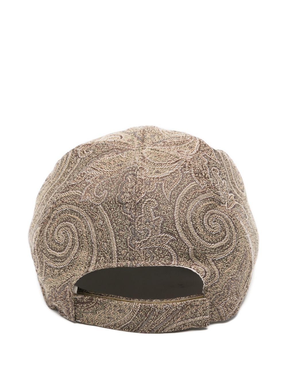Cappello per bambino Etro Kids marrone con stampa Paisley all-over GY0P57 U0264 311 ETRO KIDS 