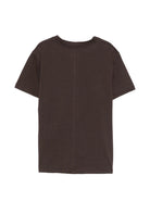 T-shirt per bambino Paolo Pecora Kids marrone scuro a girocollo PP4367 EBANO PAOLO PECORA KIDS 
