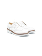 Brogues per bambino Andrea Montelpare bianche con dettaglio traforato MT19904 VAR1 MONTELPARE TRADITION KIDS 