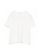 T-shirt per bambina Elisabetta Franchi La Mia Bambina bianca con logo sul davanti EFTS2570JE006 0135 ElISABETTA FRANCHI 